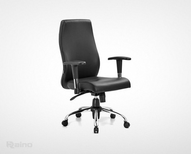صندلی کارمندی راینو J512B با دسته قابل تنظیم