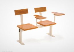 صندلی دانشجویی دو نفره راینو مدل D620
