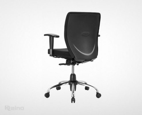 صندلی اداری راینو مدل E510BC با دسته قابل تنظیم از نمای پشت